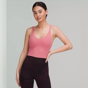lululemon athletica Align Cropped Tank Top in Pink Blossom